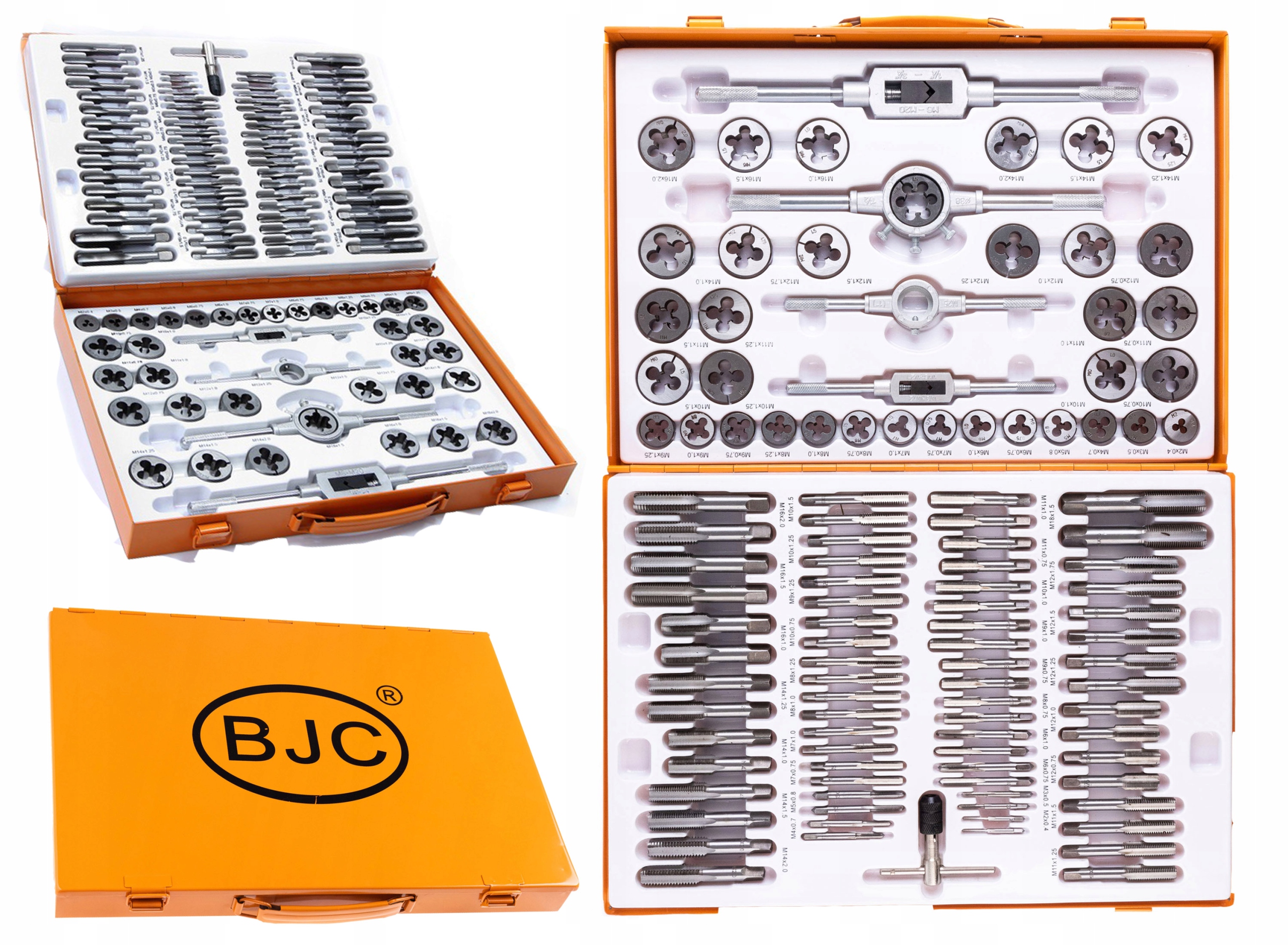 ZESTAW gwintowników i narzynek KALIBROWNIKI 110el