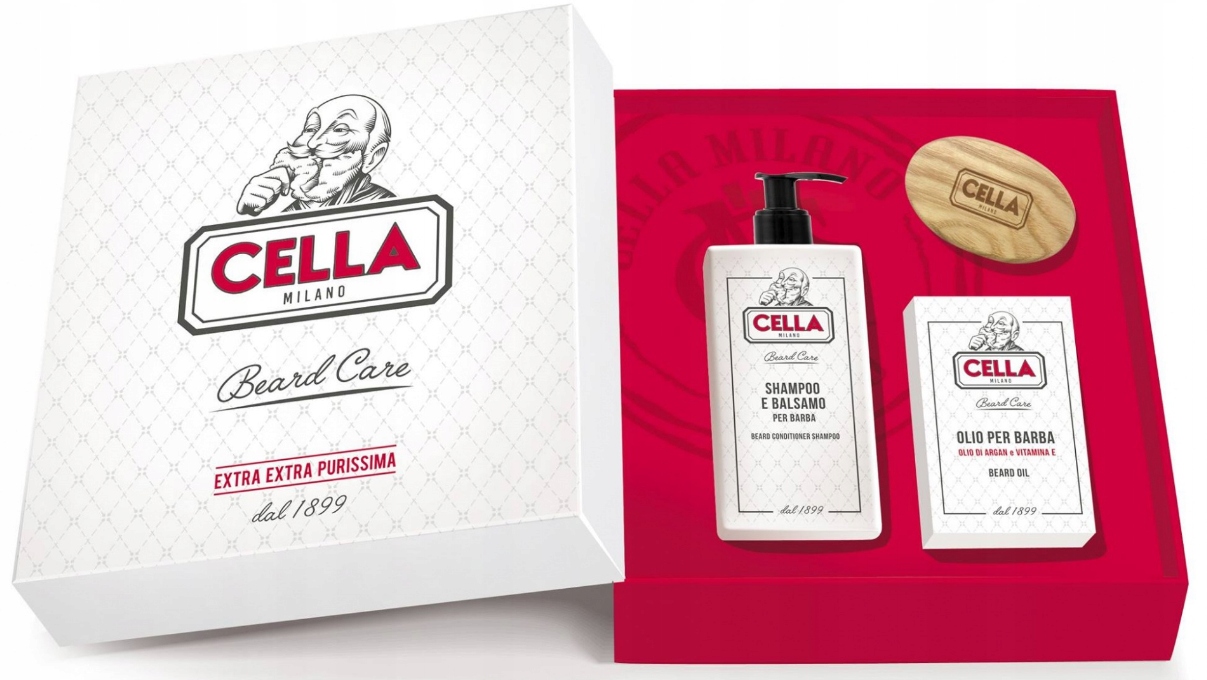 Cella zestaw prezentowy do pielęgnacji brody 3w1