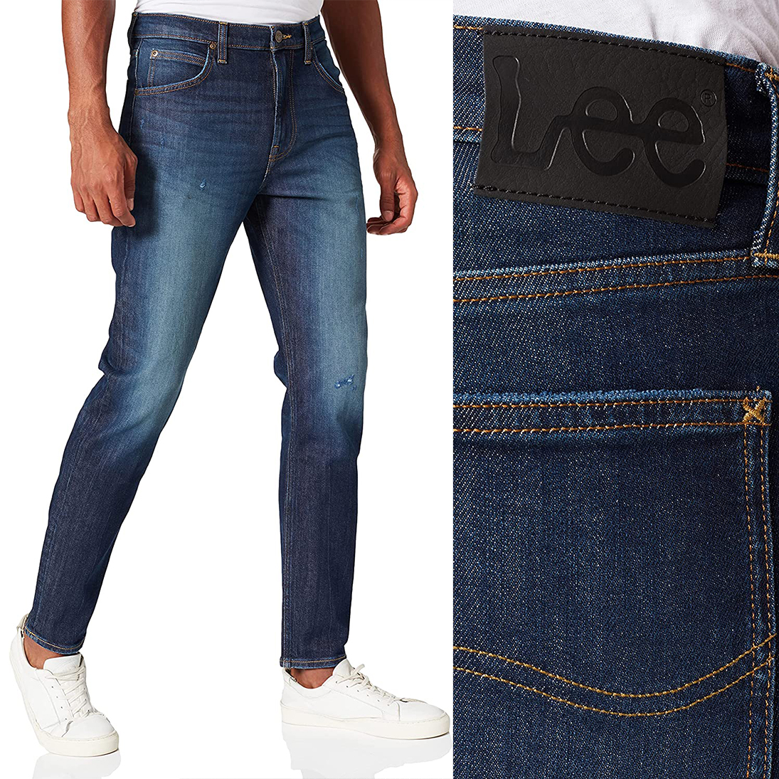 Lee Austin regular tapered Tinted Free Report Džínové Kalhoty W33 L32