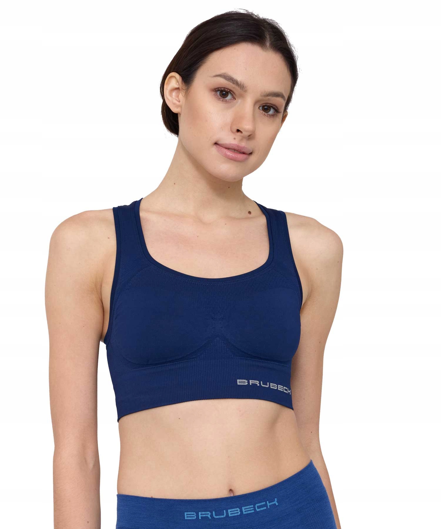 Crop Top Brubeck Gym Fitness Stanik damski treningowy termoaktywny XL