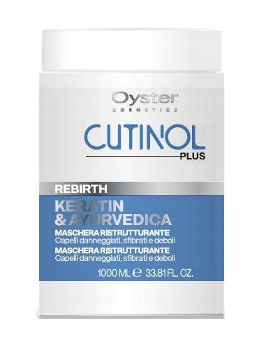 Oyster Cutinol Plus Rebirth Maska Keratynowa 1000ML Odbudowa Włosa