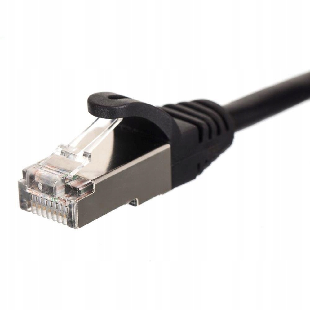 Kabel sieciowy Netrack czarny 5 m