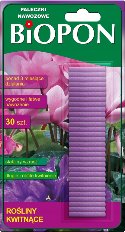 

Biopon Pałeczki Nawozowe Do Roślin Kwitnących 30SZ