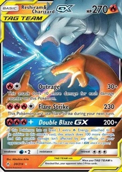ポケモンカード Reshiram & Charizard GX 097 Pokemon TCG Reshiram & Charizard GX • Cena, Opinie - Allegro