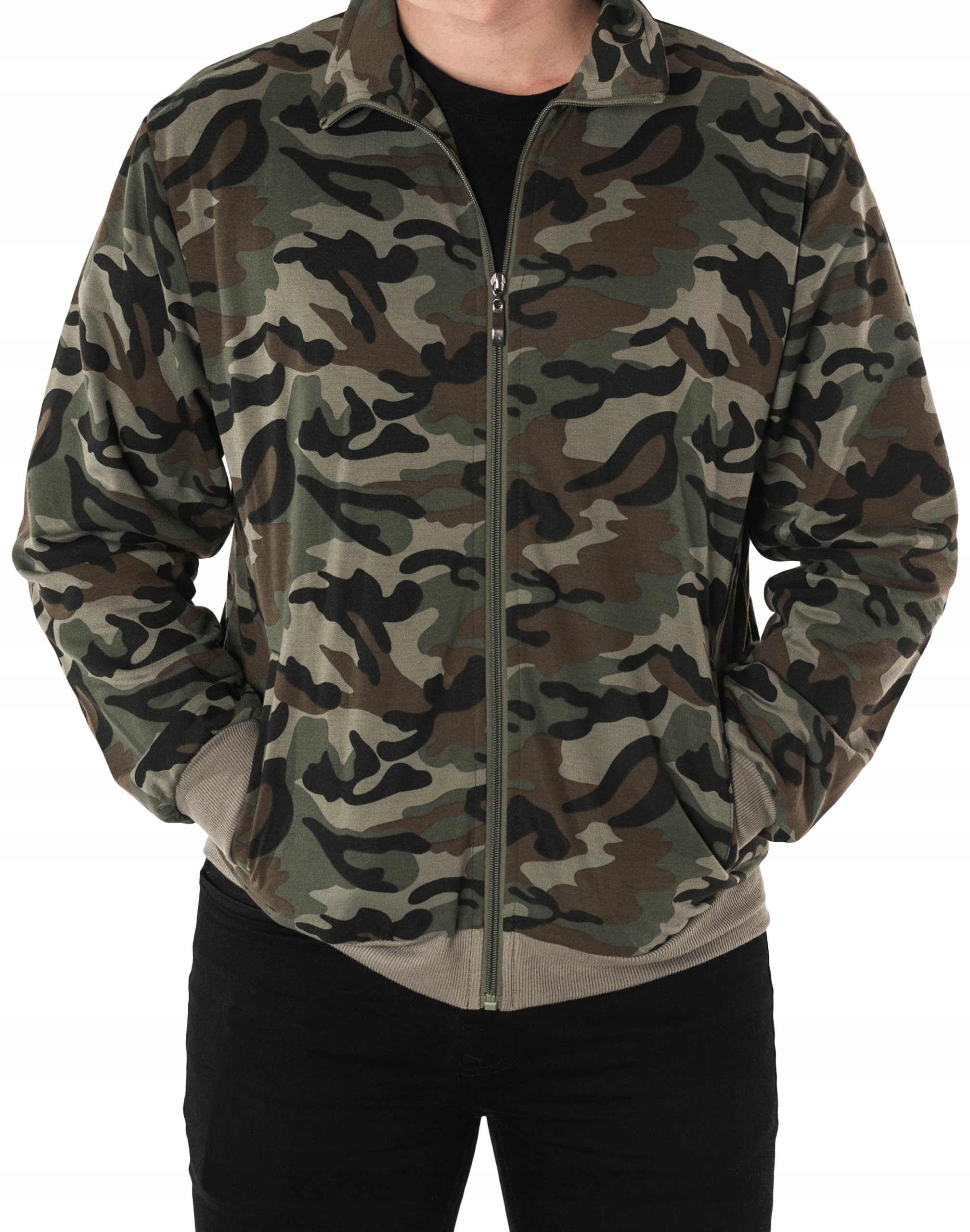 

Bluza Bawełniana Męska Moro Rozsuwana 2750-01 r XL