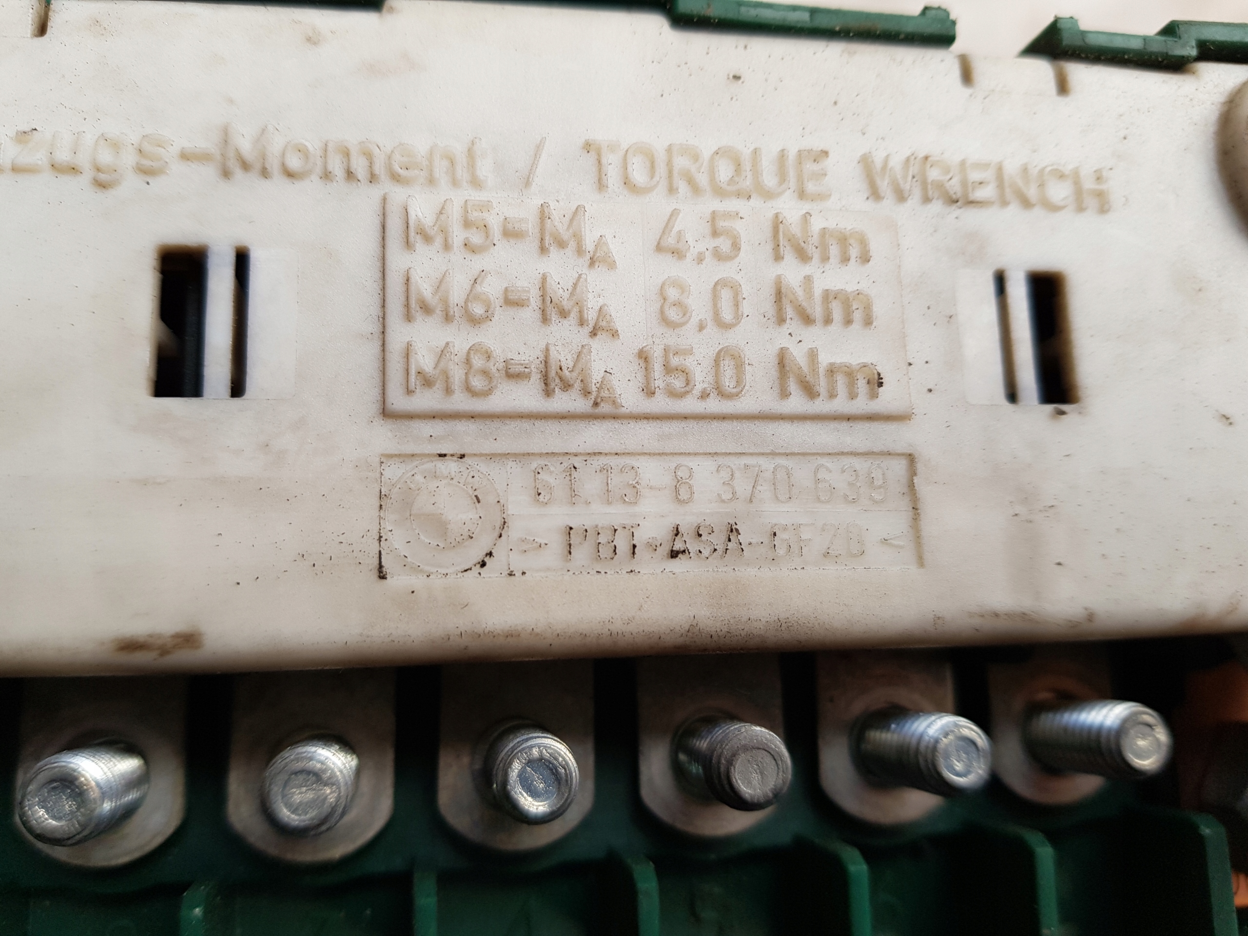 BMW E39 530D Module fusibles 8370639