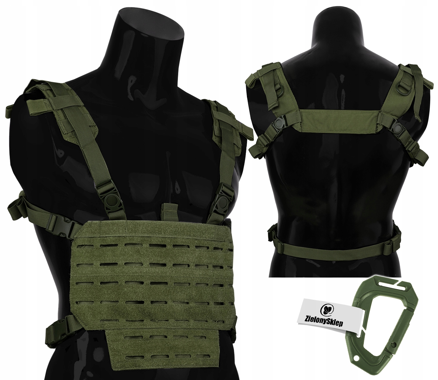 Kamizelka Taktyczna Chest Rig Laser Mil-tec Olive +gr.