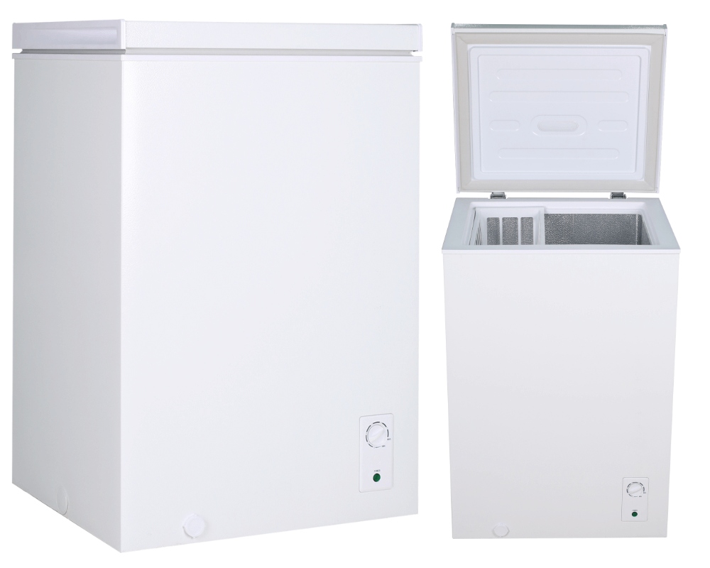 MAŁA ZAMRAŻARKA SKRZYNIOWA 2w1 LODÓWKA 100L KOSZ LED BIAŁA Kod producenta SZCF-102-WE3