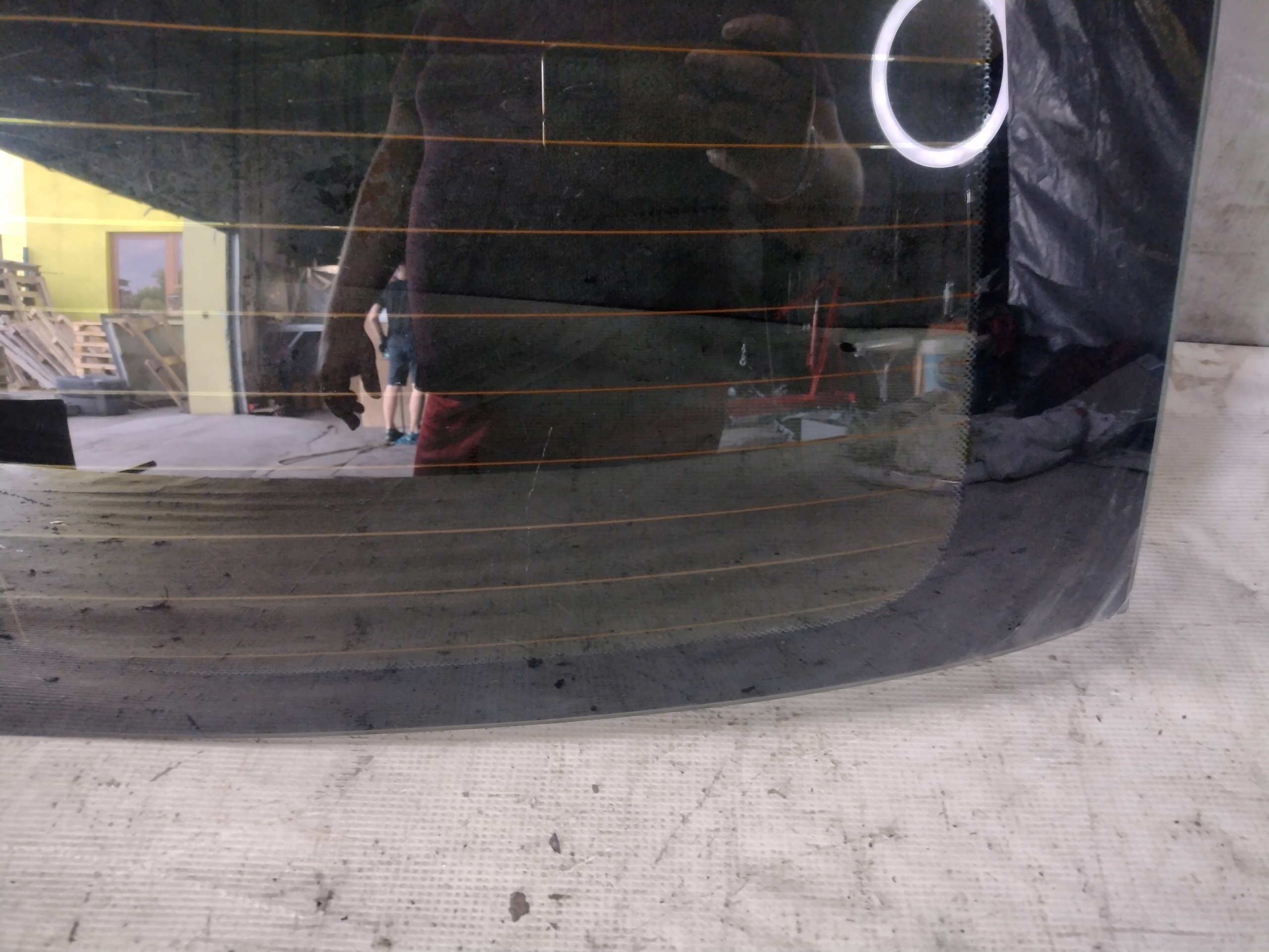 trunk door boot window BMW E91 lift