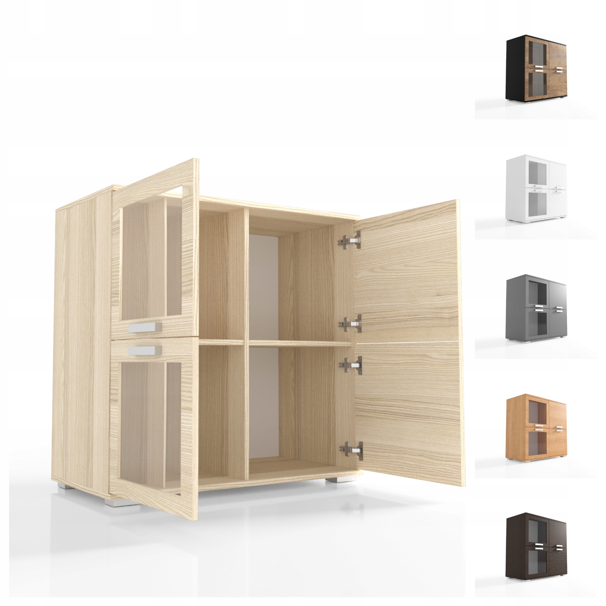 Komoda Vitrína 90 do ložnice obývacího pokoje VK02 O-sofa Regál Klasický Barvy