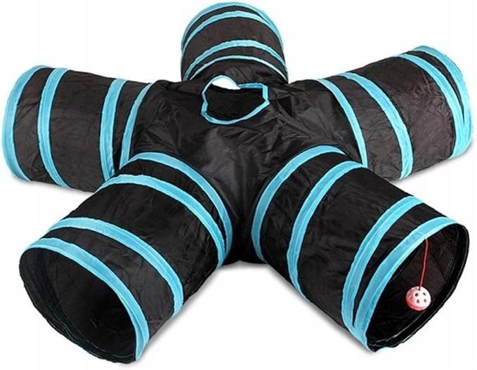 Levně Skládací tunel pro kočky, hračka pro kočky