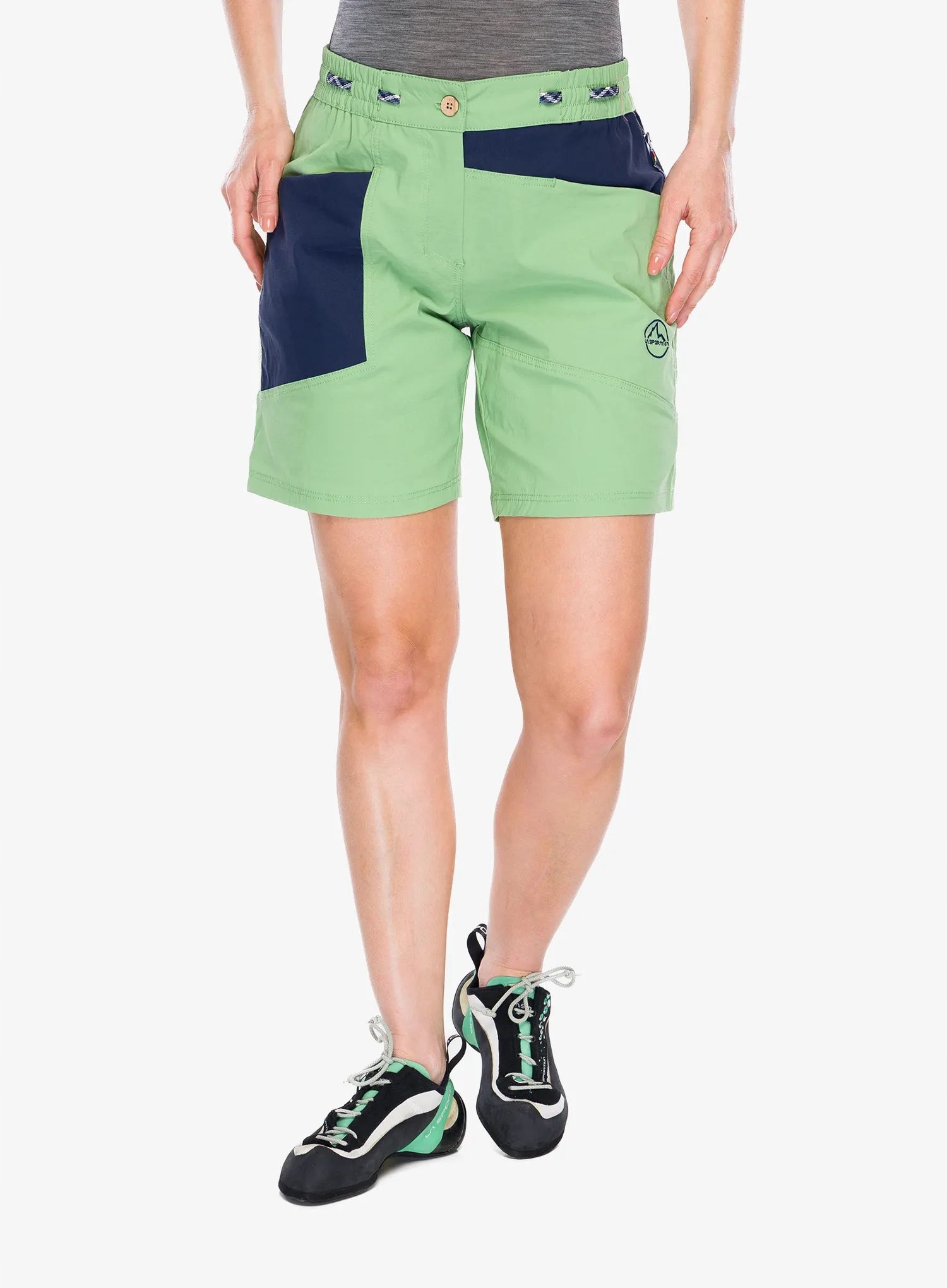 Kraťasy lezecké kraťasy La Sportiva Mantra Shorts aspen green S