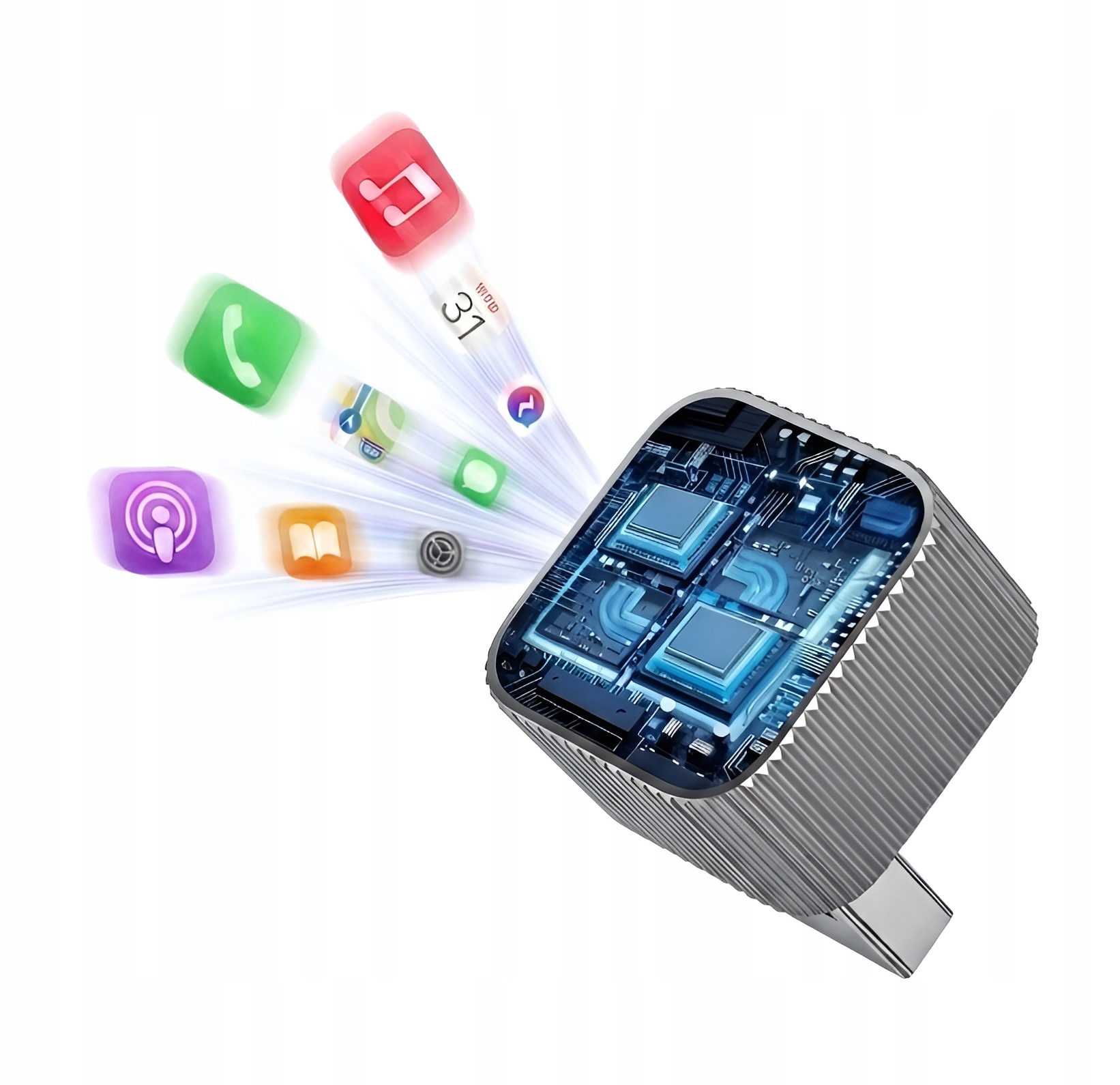 Adapter Bezprzewodowy Apple CarPlay Android Auto Bt WiFi Usb Ottocast Cube