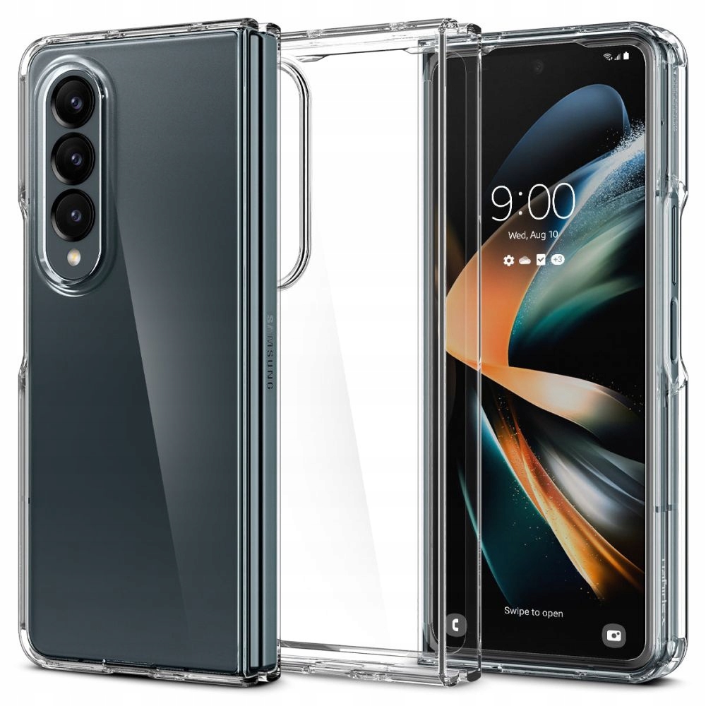 Etui Spigen do Galaxy Z Fold 4 5G, Crystal Hybrid, Crystal Clear, Obudowa-Zdjęcie-0