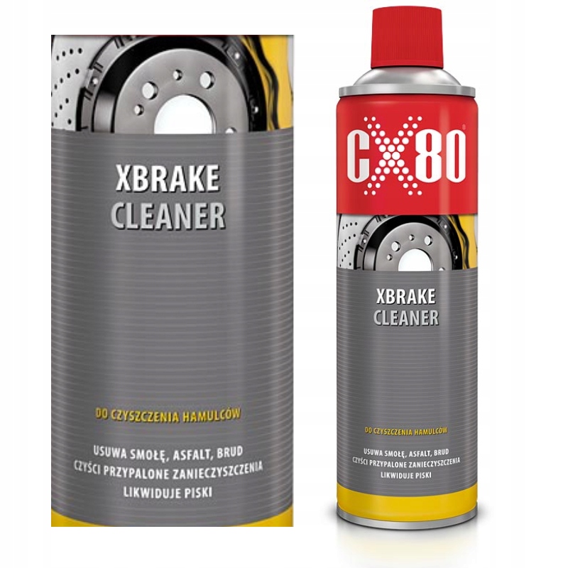 CX80 Xbrake Brake Cleaner Zmywacz Do Hamulców 600ML