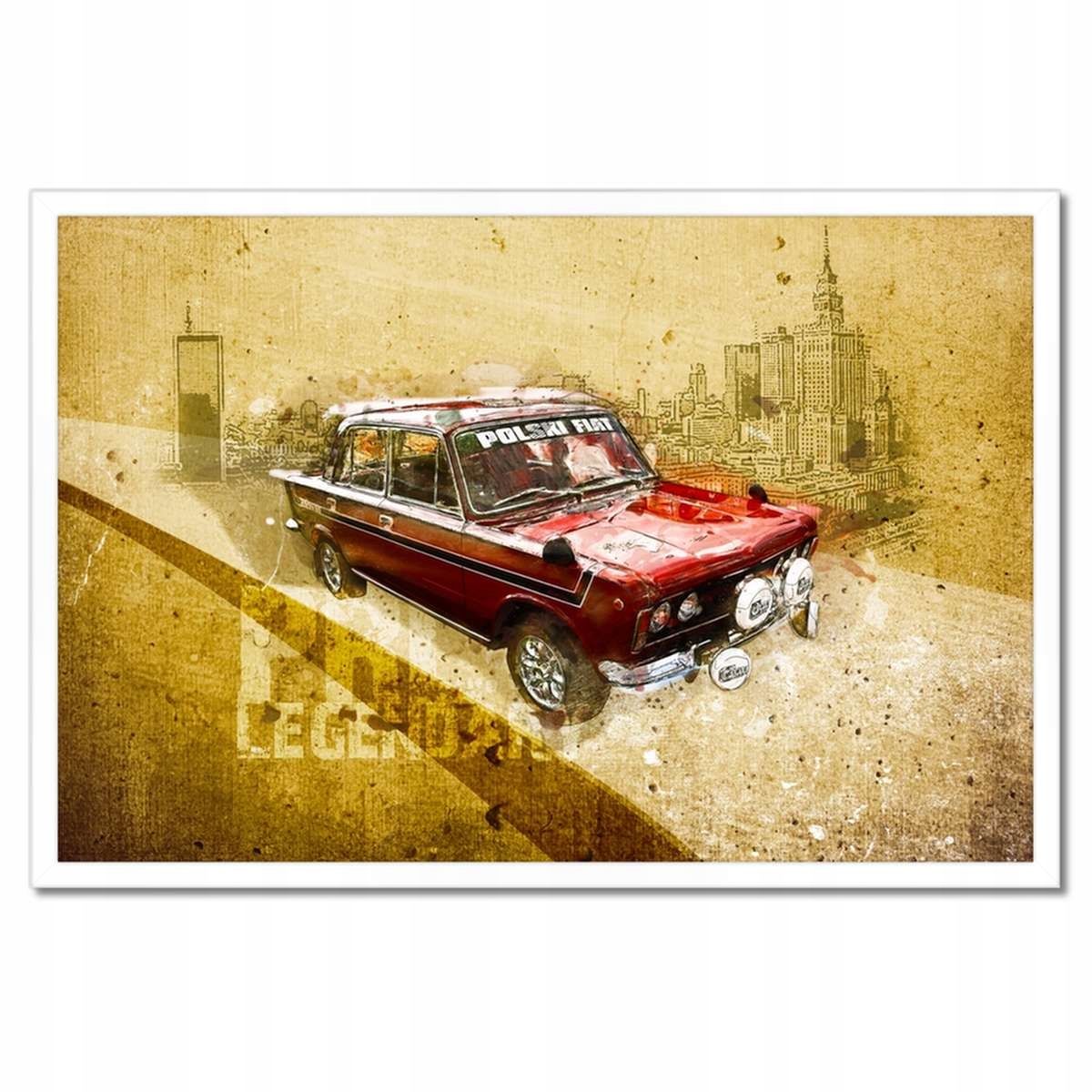 Plakáty v rámu 60x40 Legendární Fiat 125p