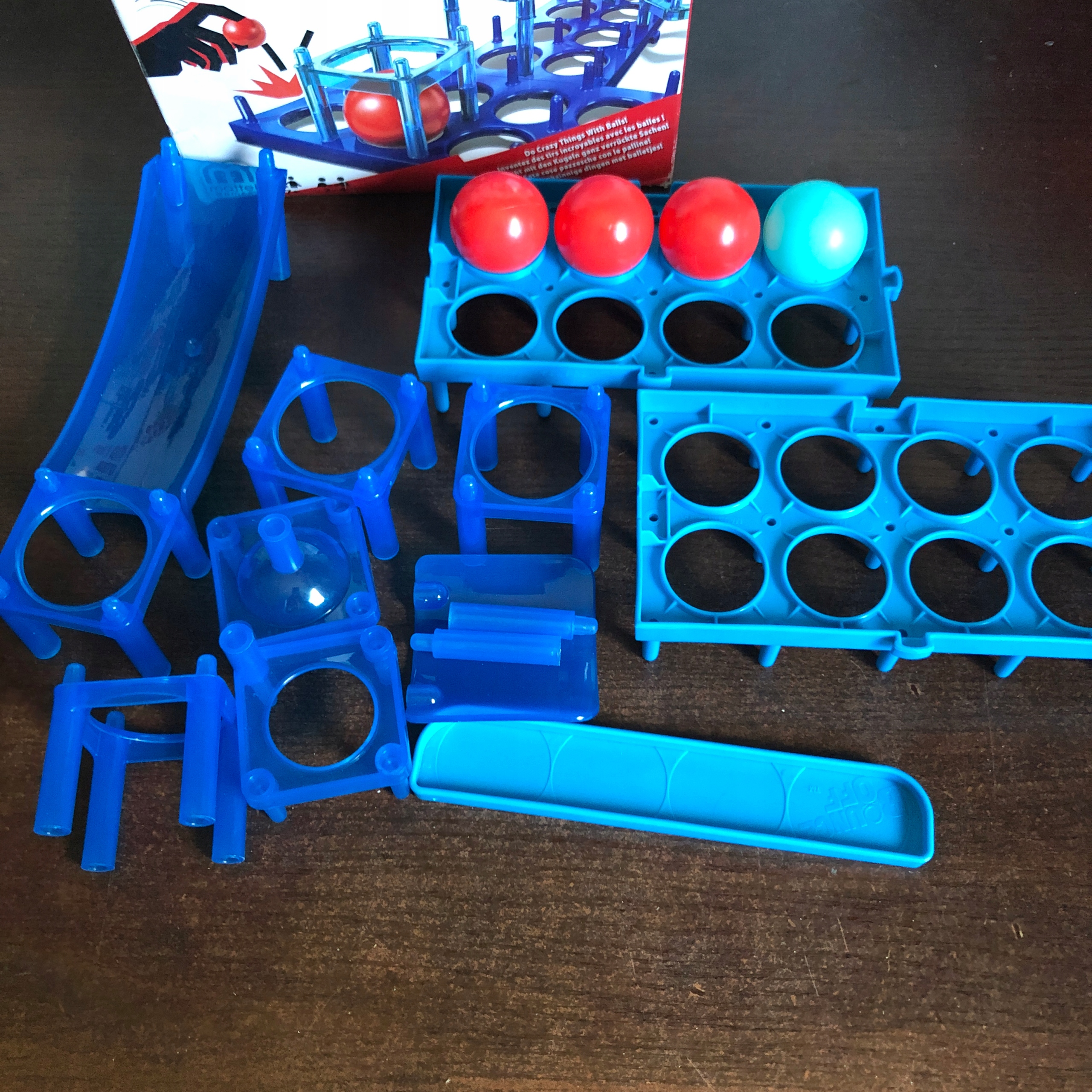 Gra BOUNCE - OFF STACK N STUNTS kompletna MATTEL Wydawca Mattel