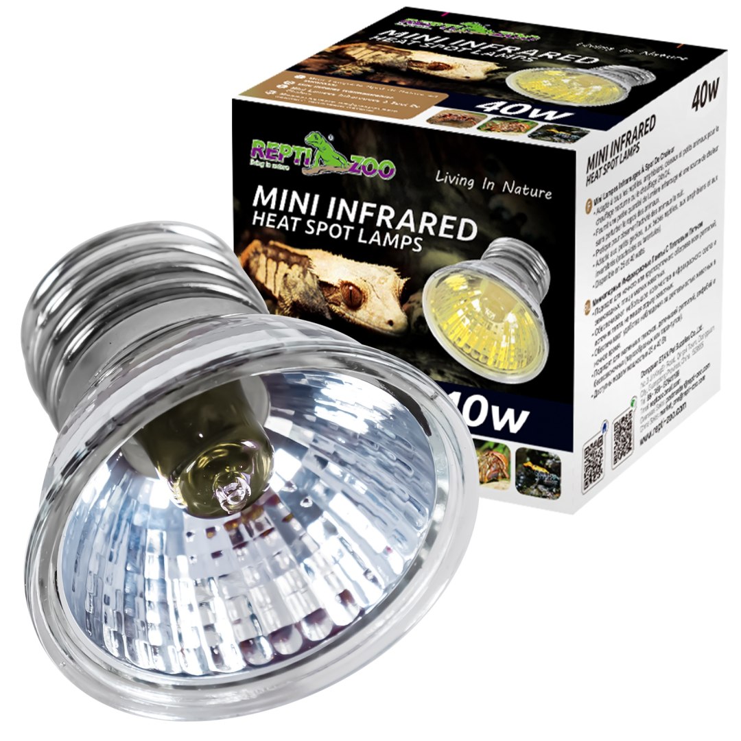 Levně Repti-Zoo Mini Infrared lampa 40 W – mini infračervený halogen