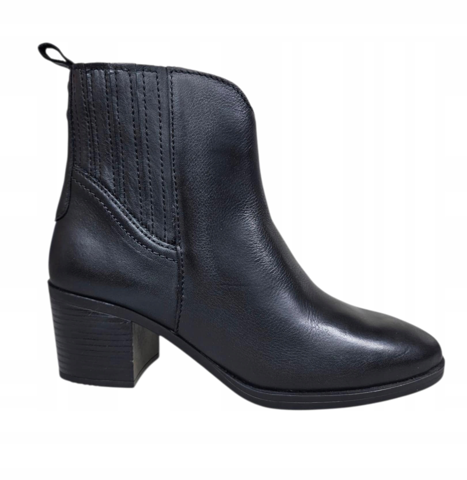 Marco Tozzi Kotníkové Boty Na Kostce 2-25365-45 černé vel. 37