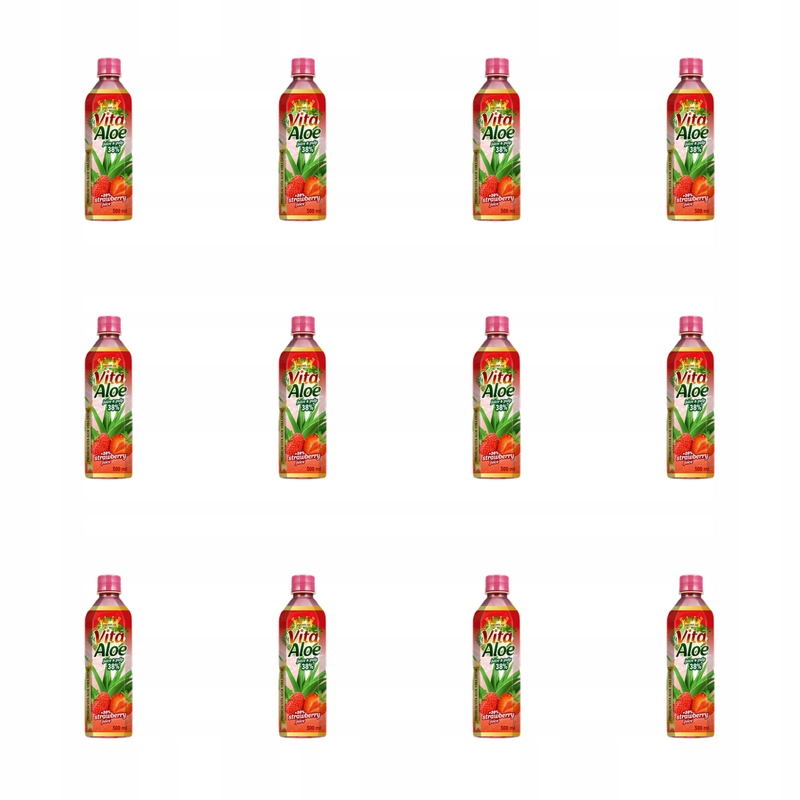 Vita Aloe Nápoj s aloe vera 38% 0,5 l Jahoda X12