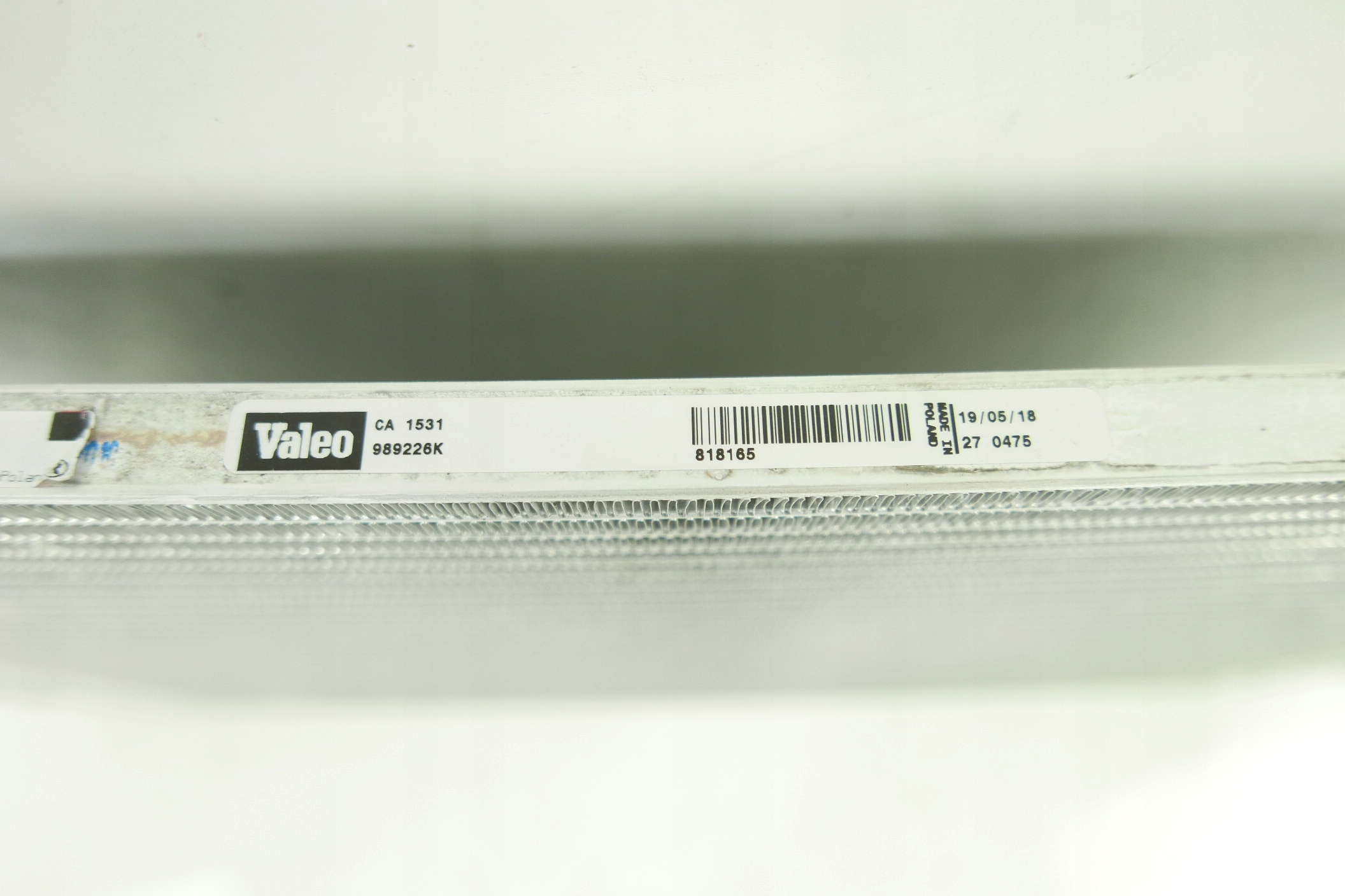 CHLODNICA KLIMATYZACJI RENAULT CLIO VALEO 818165 Car type Passenger cars