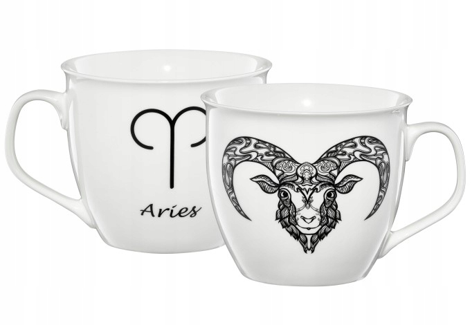 

Ambition Duży Kubek Znak Zodiaku Baran Porcelana