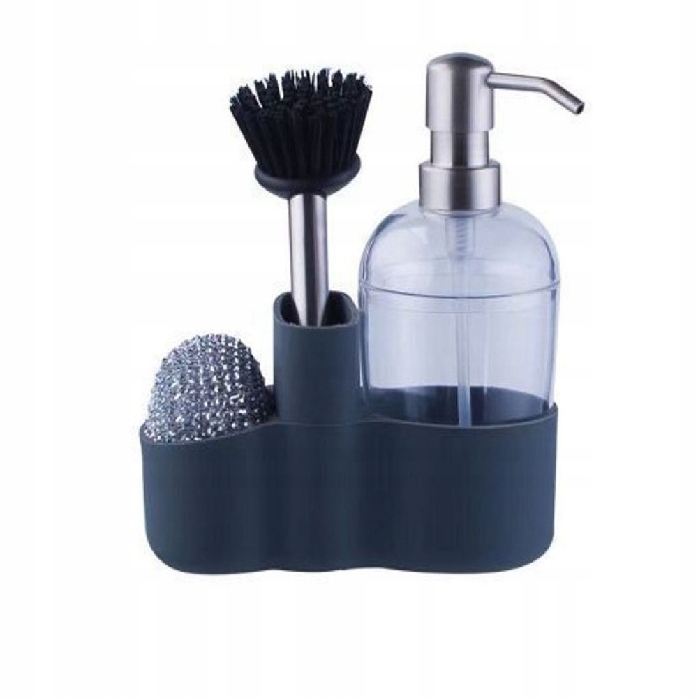 Organizer do zlewu silikonowy z dozownikiem H1