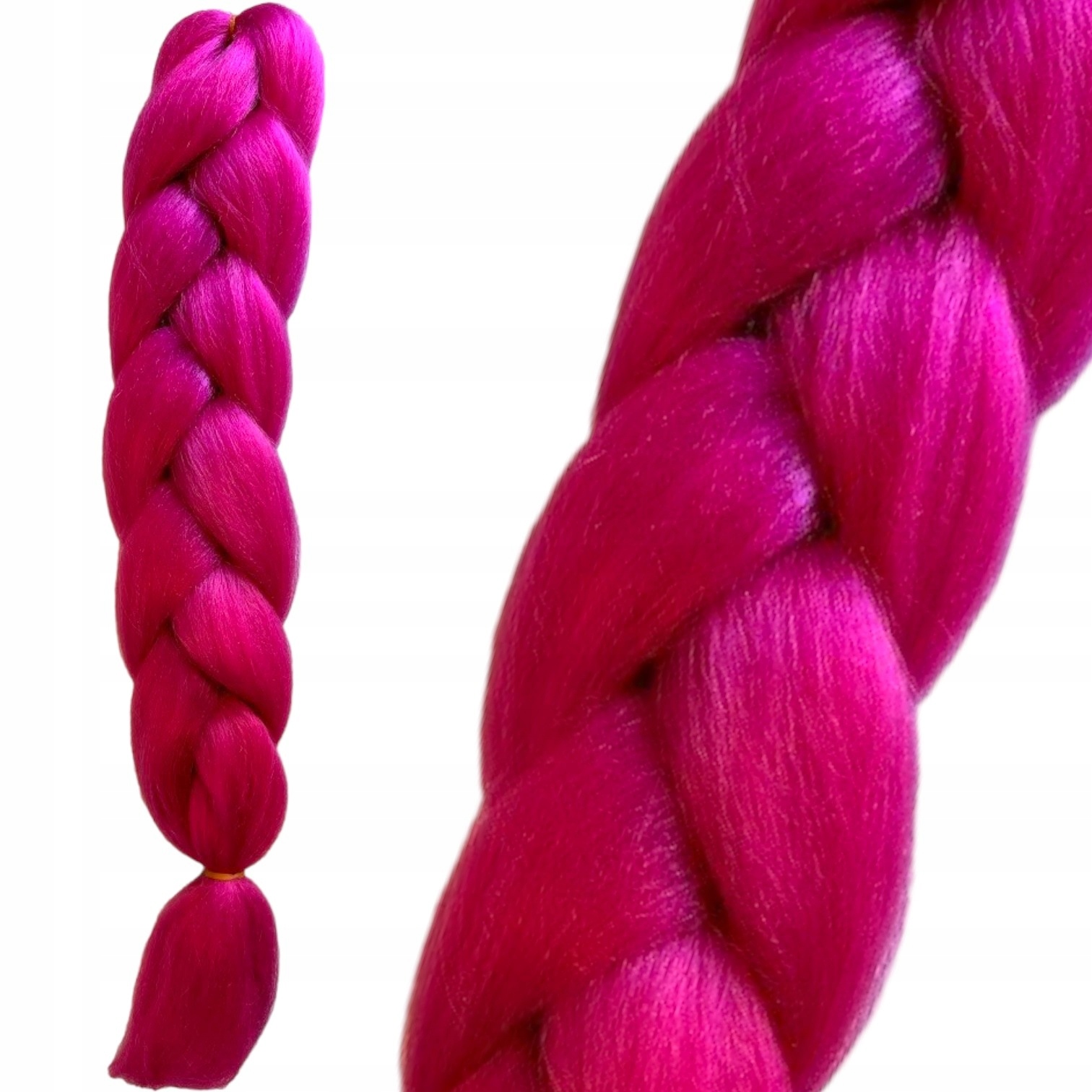 WŁOSY syntetyczne do Warkoczyków KOLOROWE długie Marka Bellezza