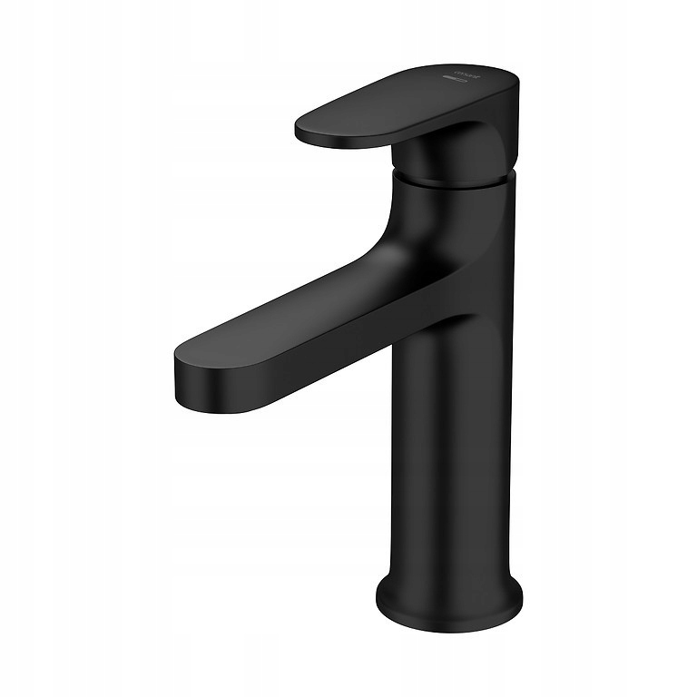 Stojanková umývadlová batéria Inverto, páka, čierna zlatá páka (S951