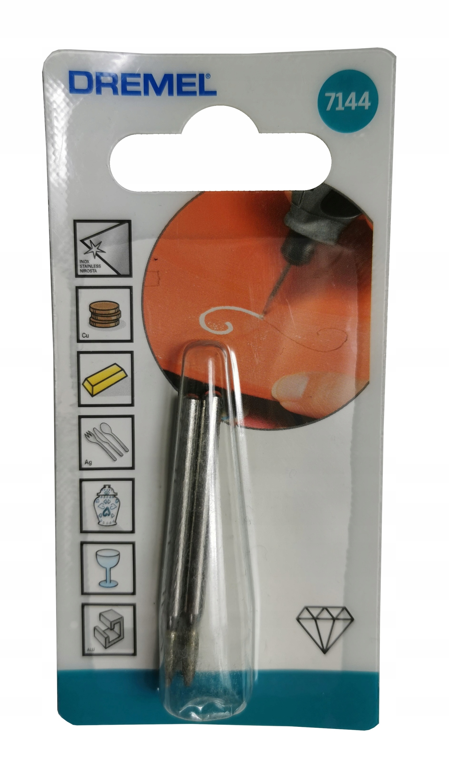 

Dremel 7144 ściernica diamentowa 2,4mm frez 2szt