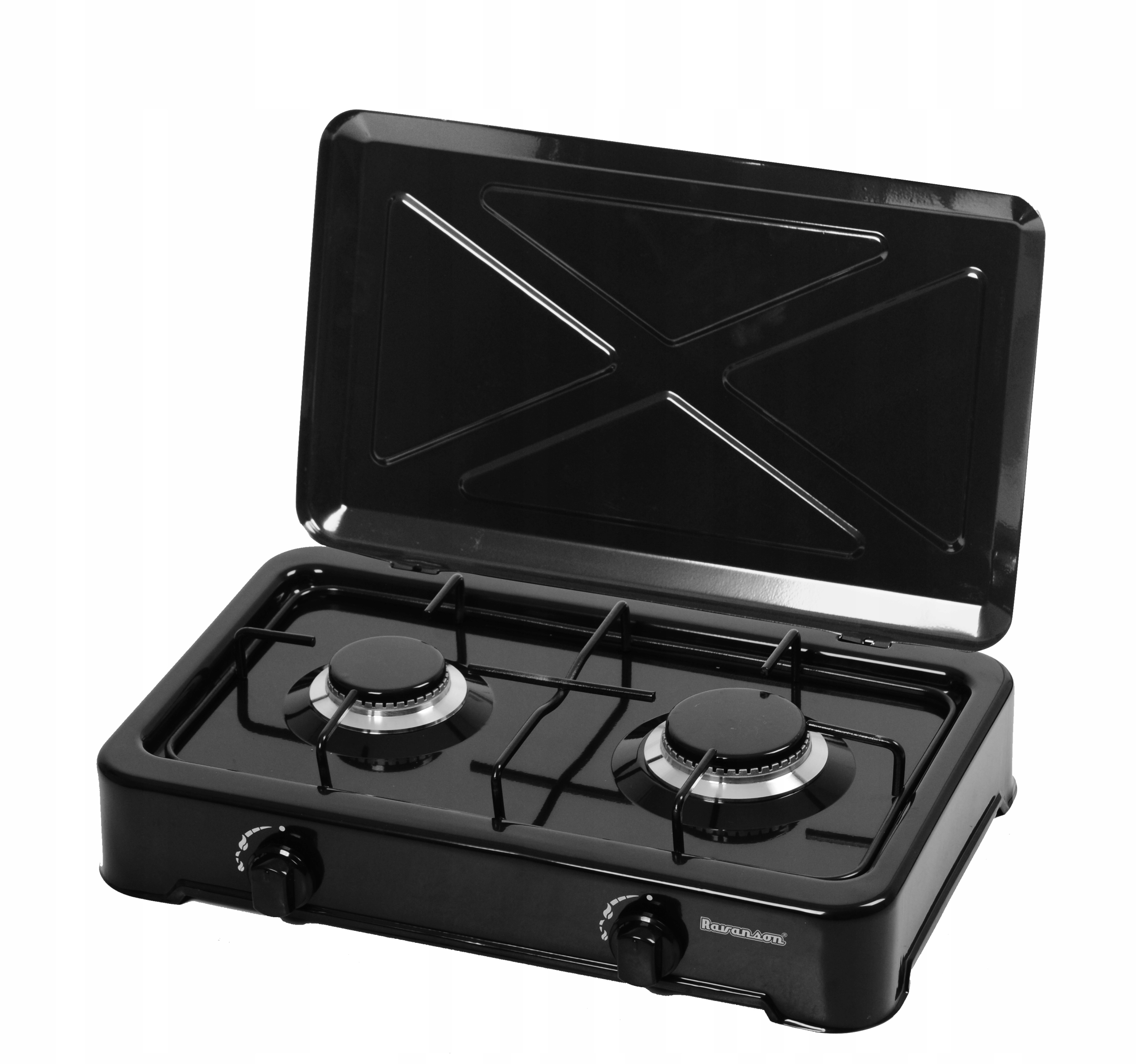 Výkonný Plynový Dvouplotýnkový Vařič K02TB Ravanson