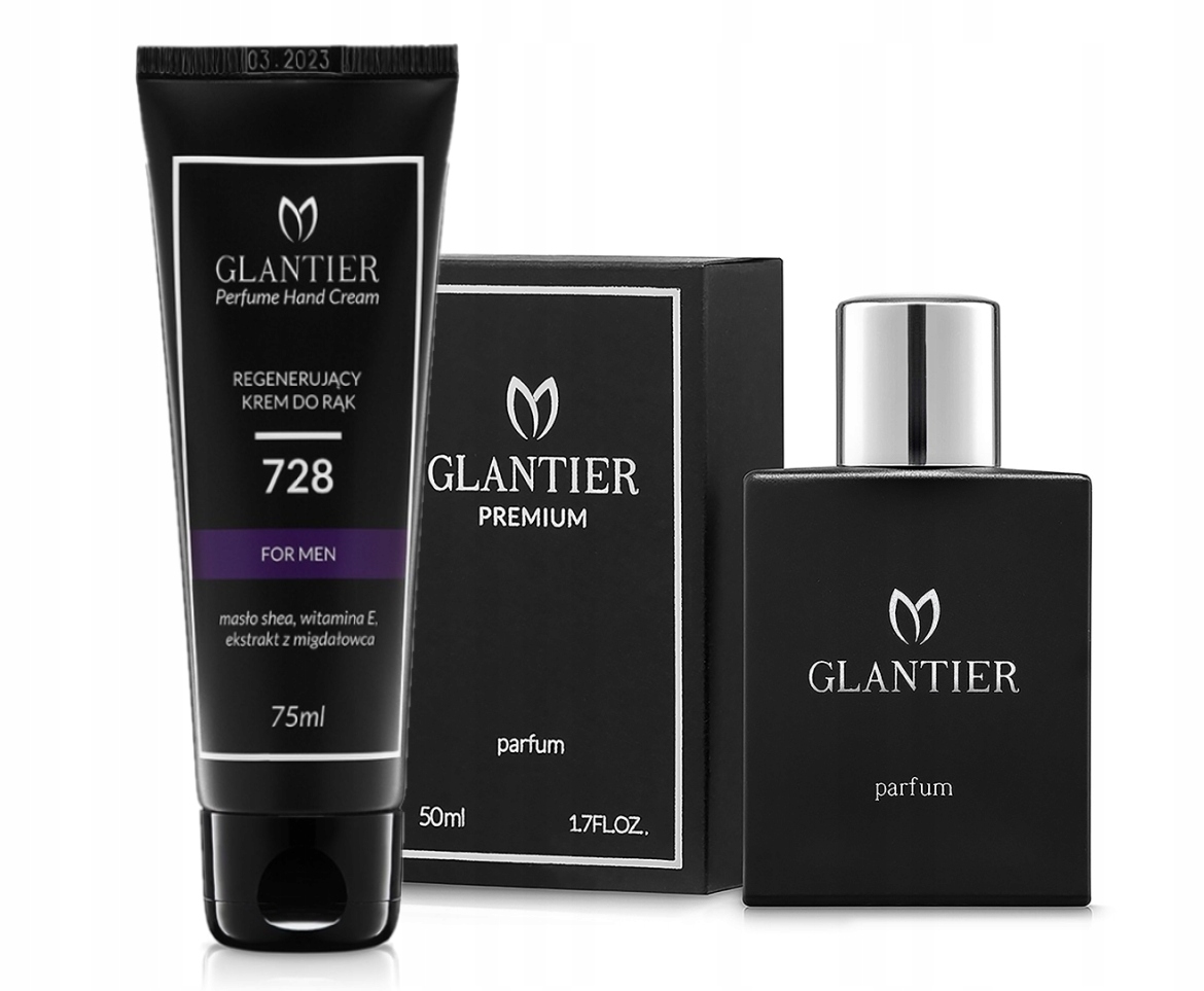 Sada Glantier Premium 50 ml 728 krém na ruce 75 Ml 728