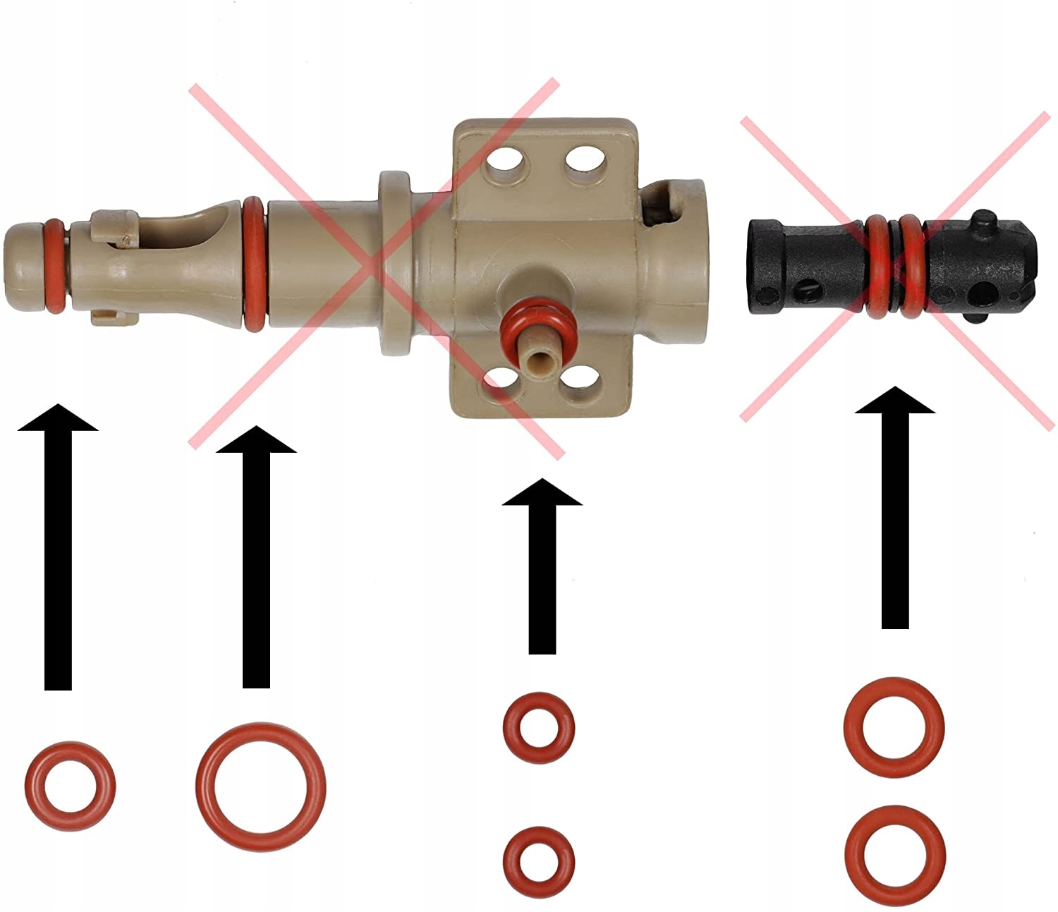 zestaw uszczelek ekspresu Saeco Philips LatteGO Marka Inna