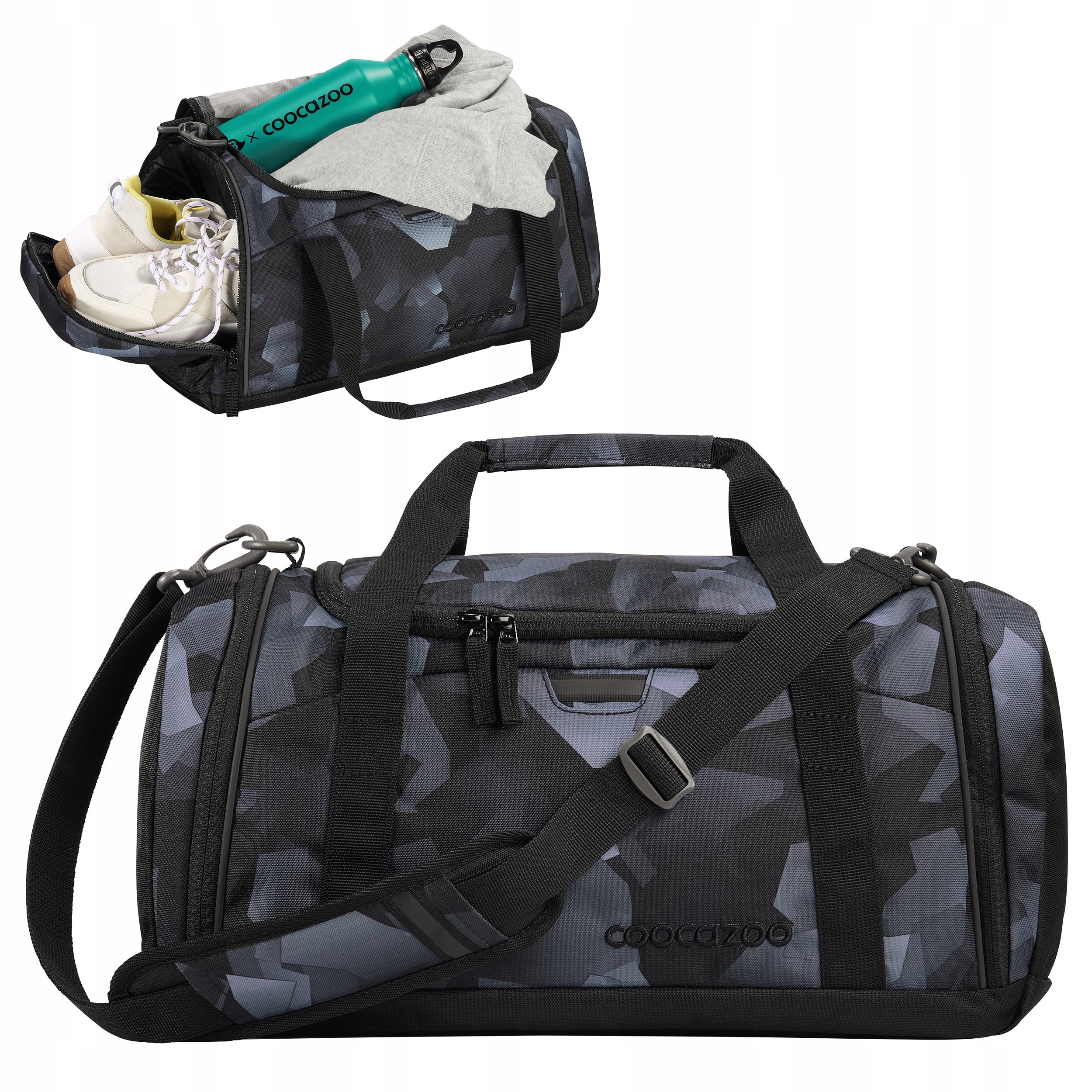 Torba sportowa Coocazoo 20L na basen szkolna 42x20x21cm Grey Rocks