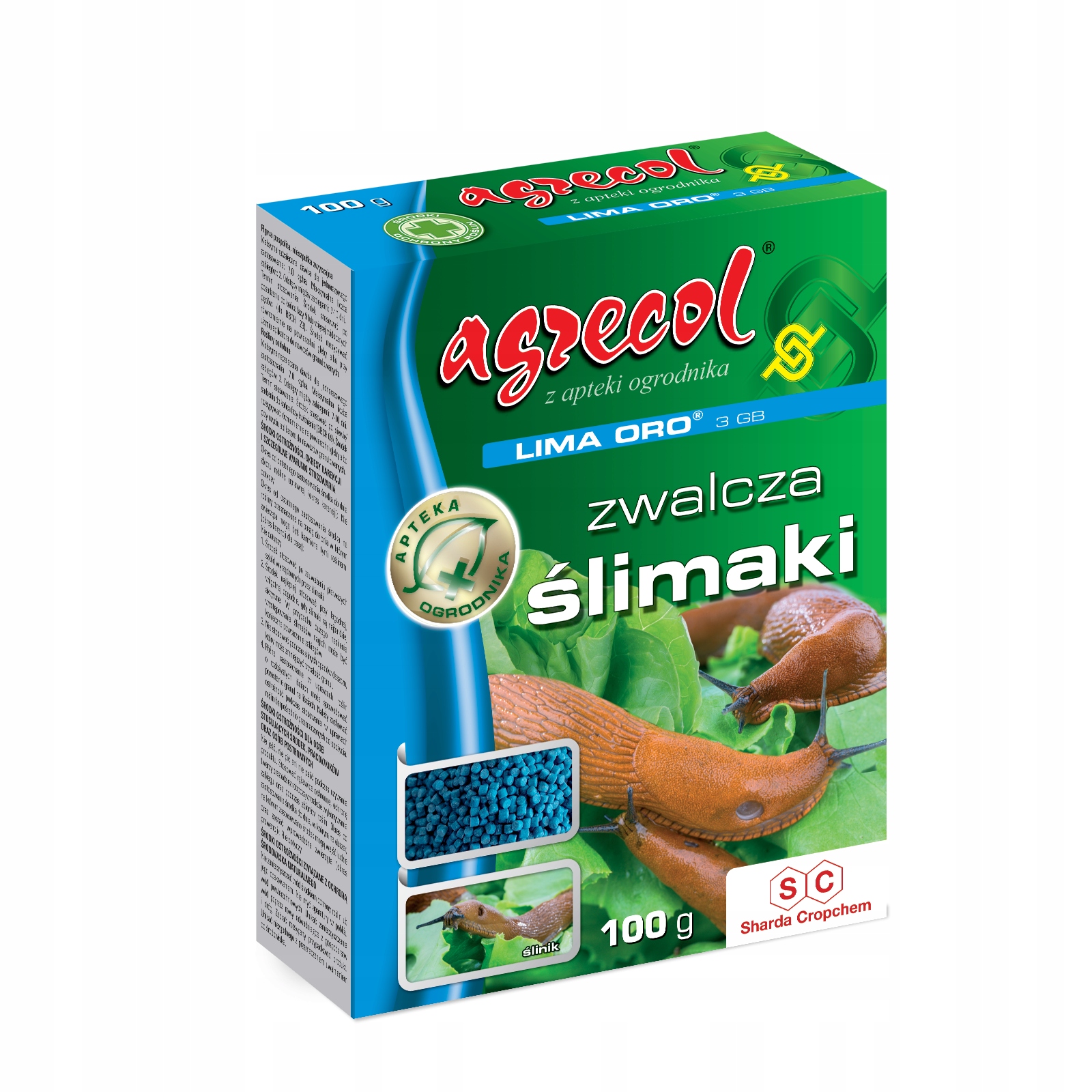 

Lima Oro 3 Gb zwalcza ślimaki 100g Agrecol