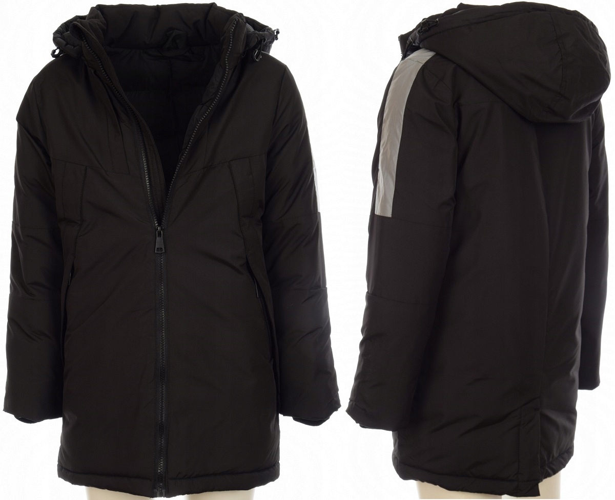 KURTKA ZIMOWA T1-31C4 ELEGANCKA OCIEPLANA 116/122