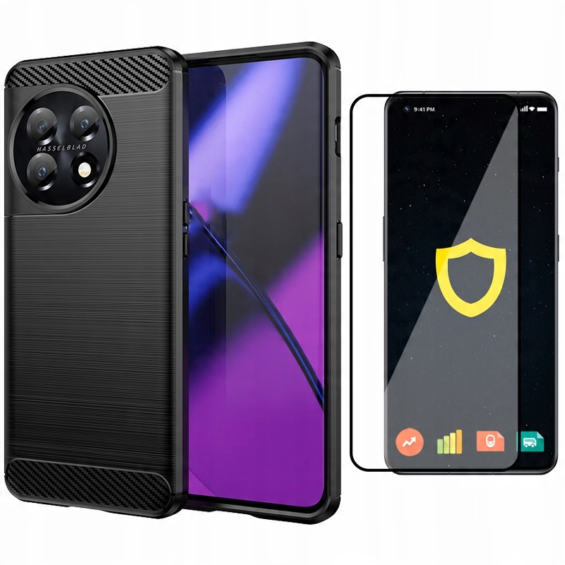 

Etui Do Oneplus 11 Spacecase Carbon Case Szkło