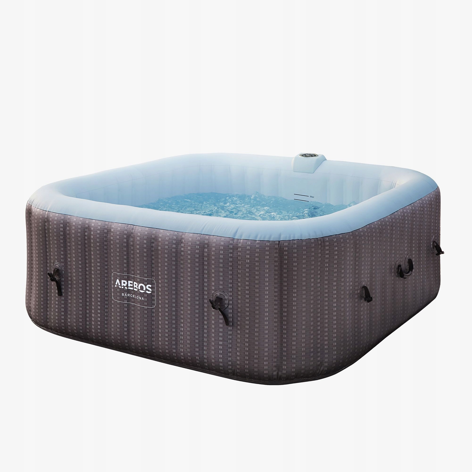 Arebos Barcelona Jacuzzi Spa 6 Osób 910 L 130 Dysz 40°C