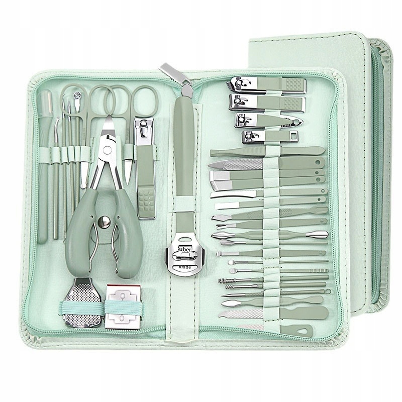 Nerezová Ocel Sada Na Manikúru Stříhač Nehtů Přenosná