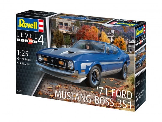 Model plastové Auto 71 Ford Mustang Boss