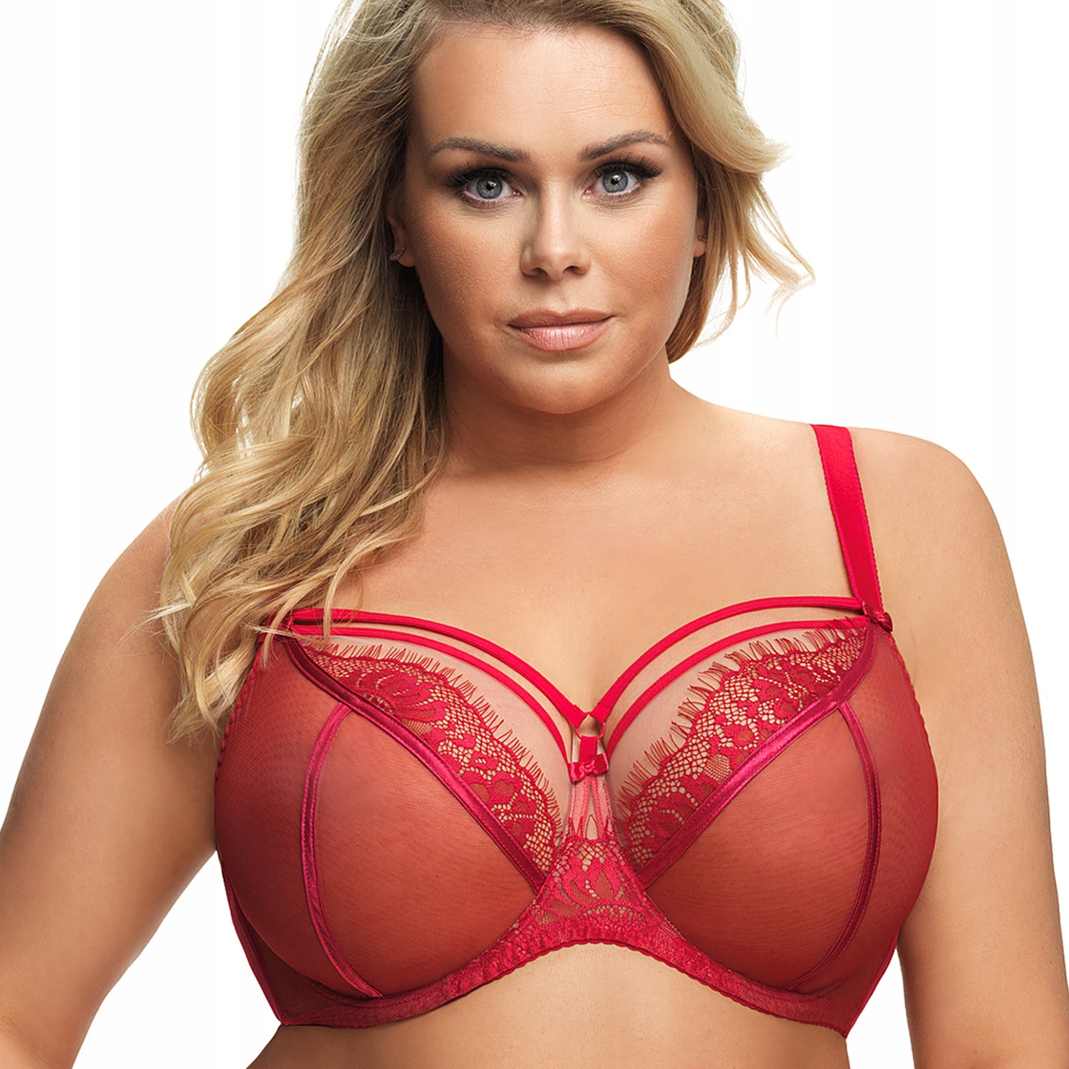 Gorsenia K496 Paradise červená Podprsenka Soft 75G