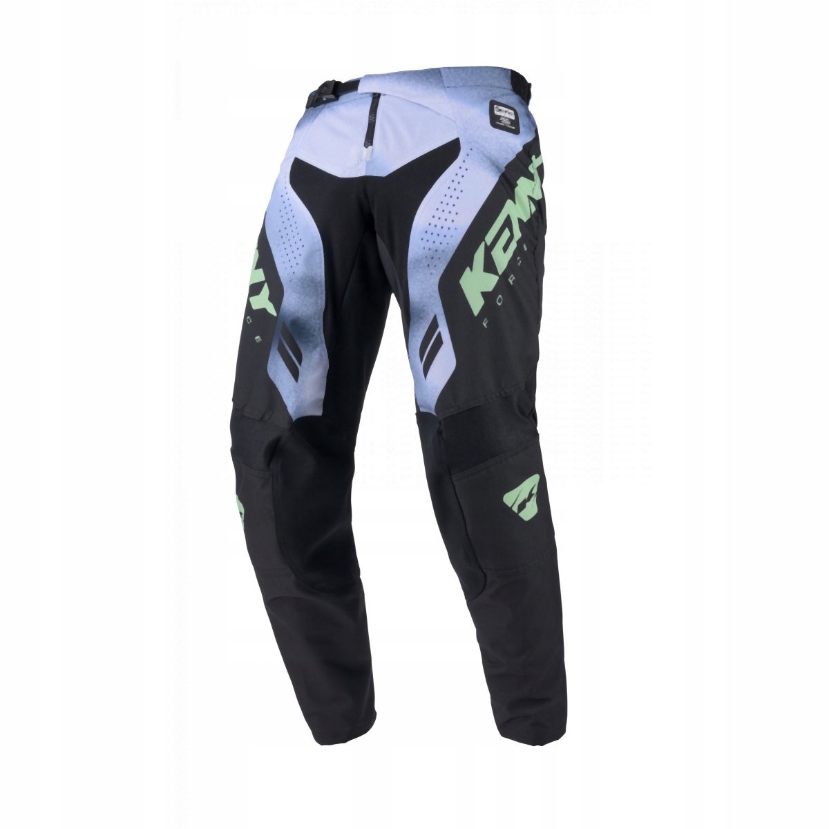 Kenny Racingové Nohavice Cross/enduro Force Fog Neon Green Čierna/zelená 32