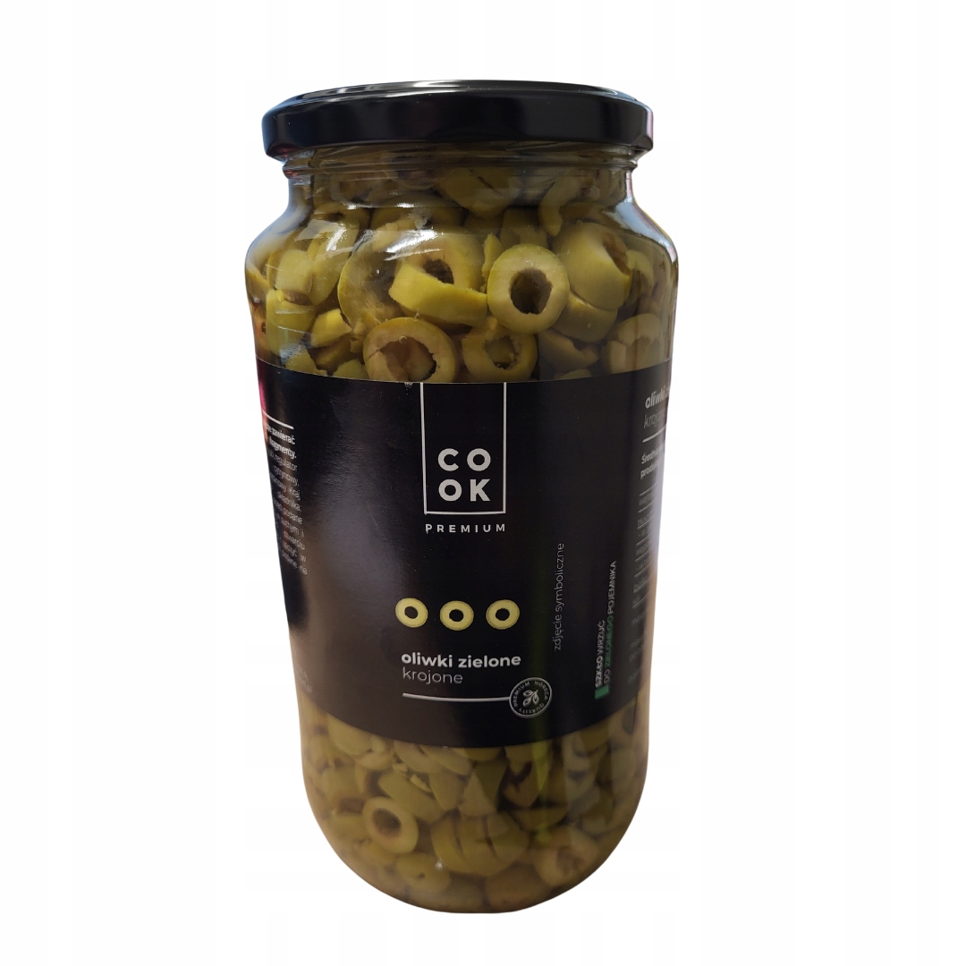 Levně Zelené olivy krájené 935 g – Cook Premium