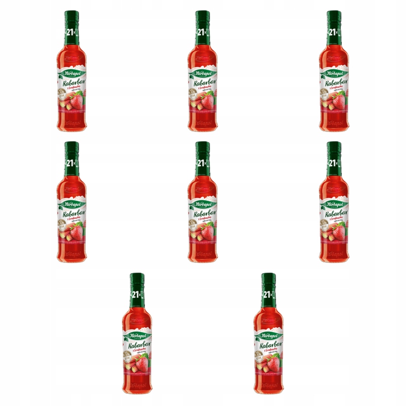 Herbapol Jahodový sirup C+D+B6 zinek 420 ml X8