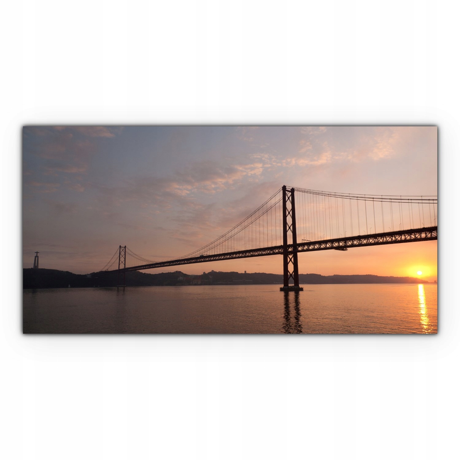 

foto-obraz na płótnie 120x60 Lizbona Zachód Słońca