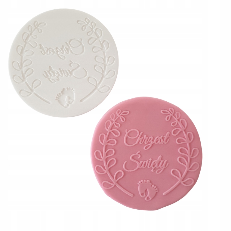 

Stempel do masy cukrowej na Chrzest Święty stópki
