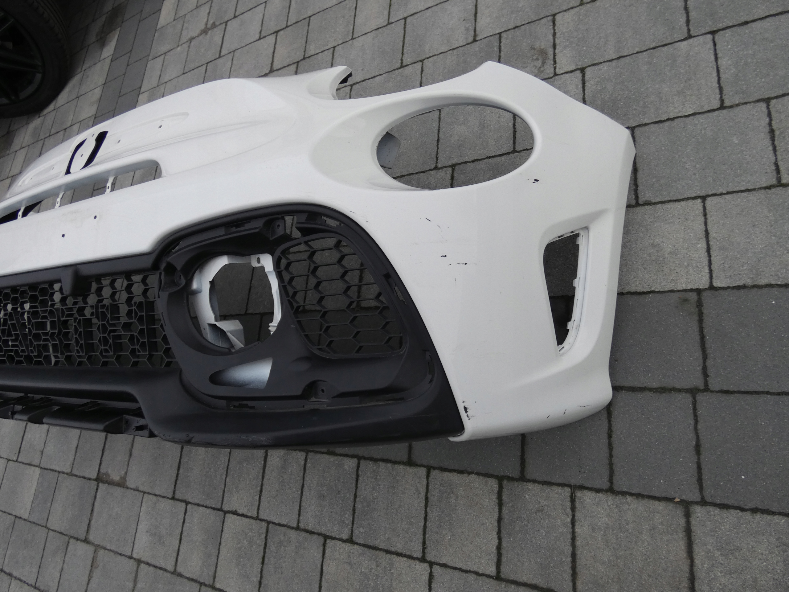 FIAT 500 abarth рестайлинг бампер передний