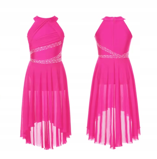 Strój Body Sukienka Do Tańca 134 140 S Nr 2234