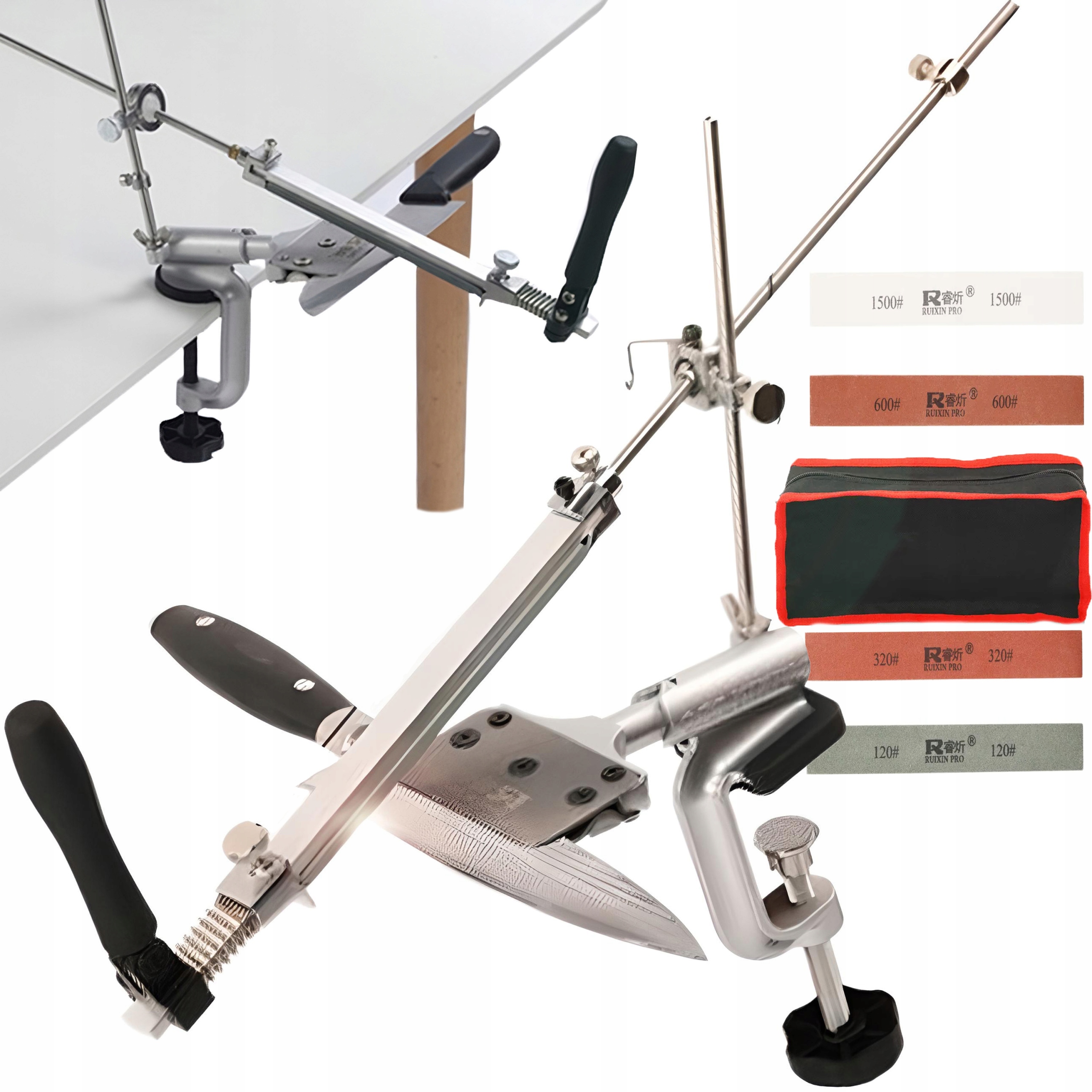 Profesionální Brousek Na Nože Brousek Na Ostření Stolní 4 Kameny