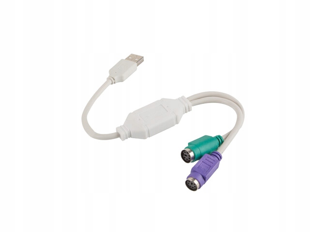 Adapter Lanberg USB - PS/2 AD-0025-W